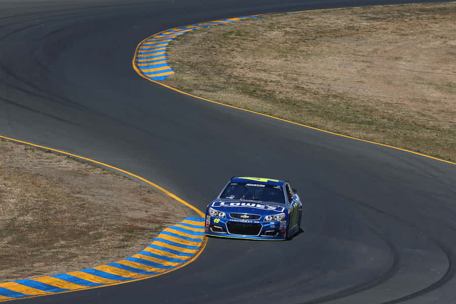 High-speed Thrill: Car Racing Extravaganza Wallpaper