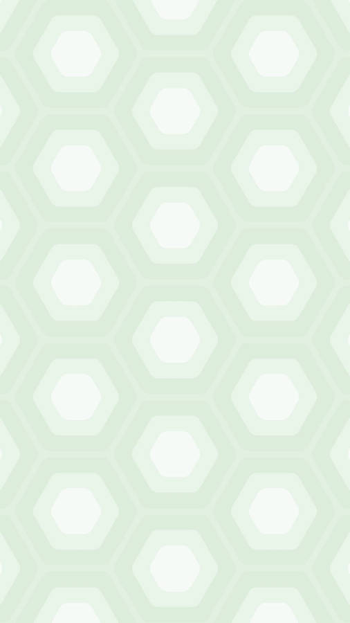 Hijau Hexagon Pattern Wallpaper