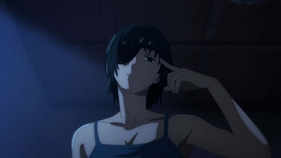 Himeno From Chainsaw Man In Action Wallpaper