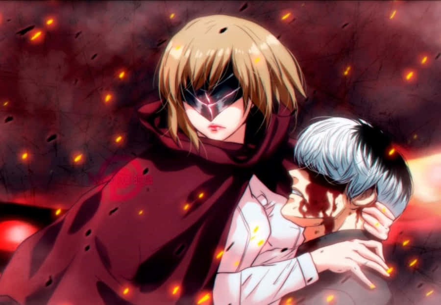 Hinami Fueguchi In The World Of Tokyo Ghoul Wallpaper