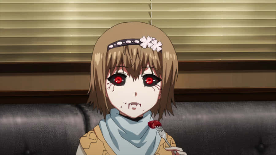 Hinami Fueguchi Standing Gracefully In A Warm Light Wallpaper