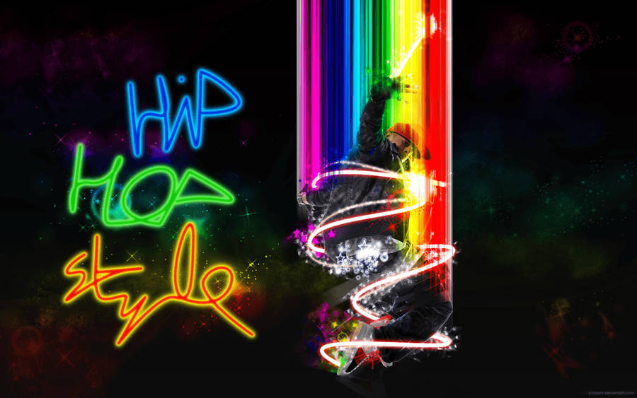 Hip Hop Rainbow Wallpaper
