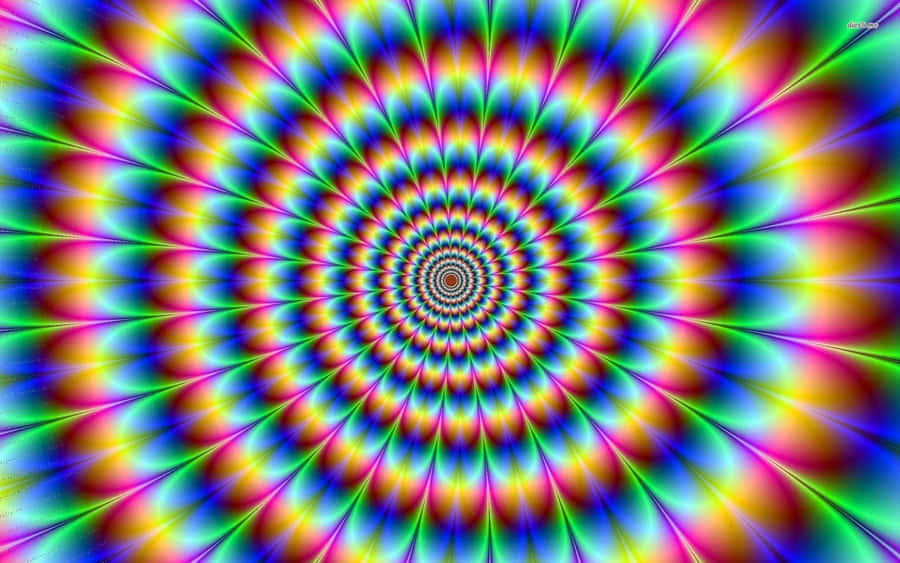 Hippie Pattern Cool Optical Illusions Wallpaper