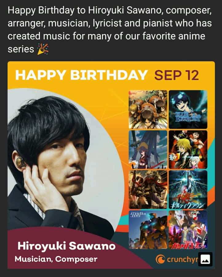 Hiroyuki Sawano, The Legendary Music Composer In Action. Wallpaper