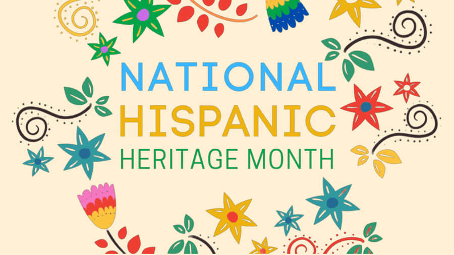 Hispanic Heritage Month Celebration Banner Wallpaper
