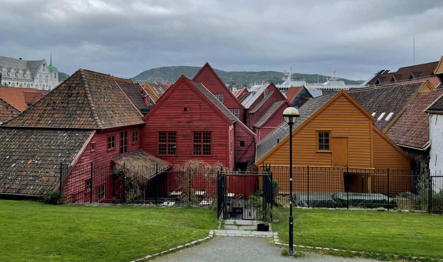 Historic_ Bryggen_ Wooden_ Houses_ Norway.jpg Wallpaper