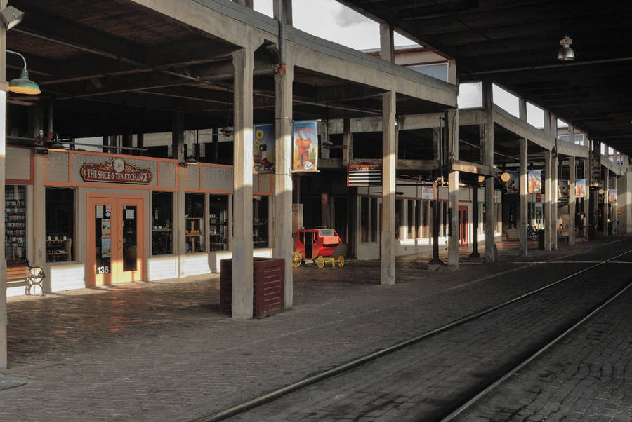 Historic Charm At Fort Worth Stockyards Wallpaper