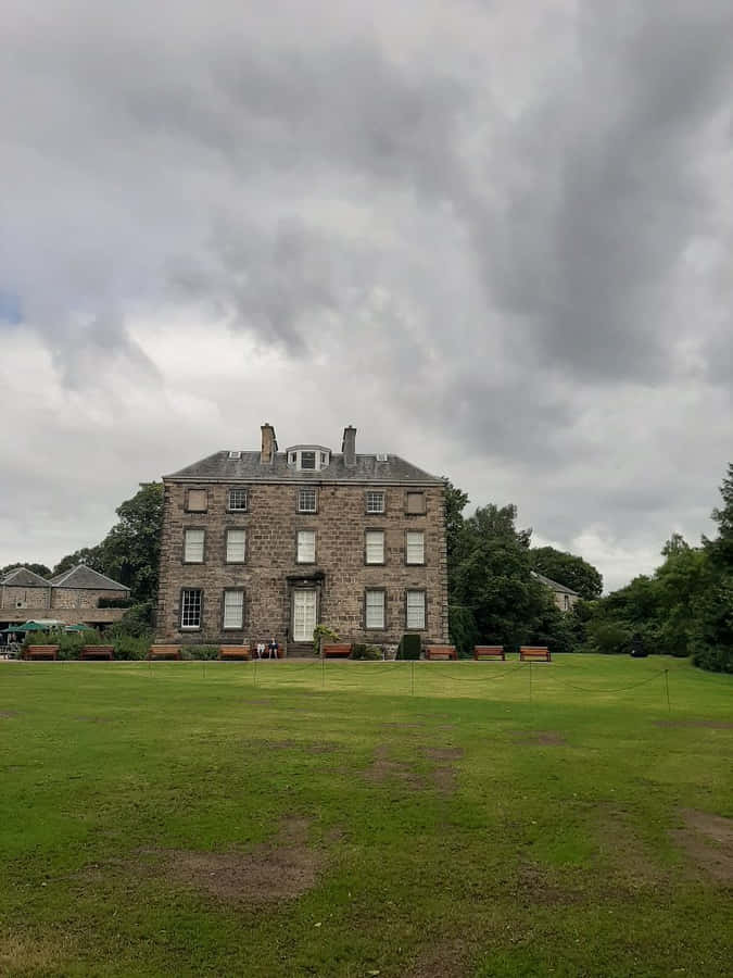 Historic Edinburgh Botanic Garden Building Wallpaper