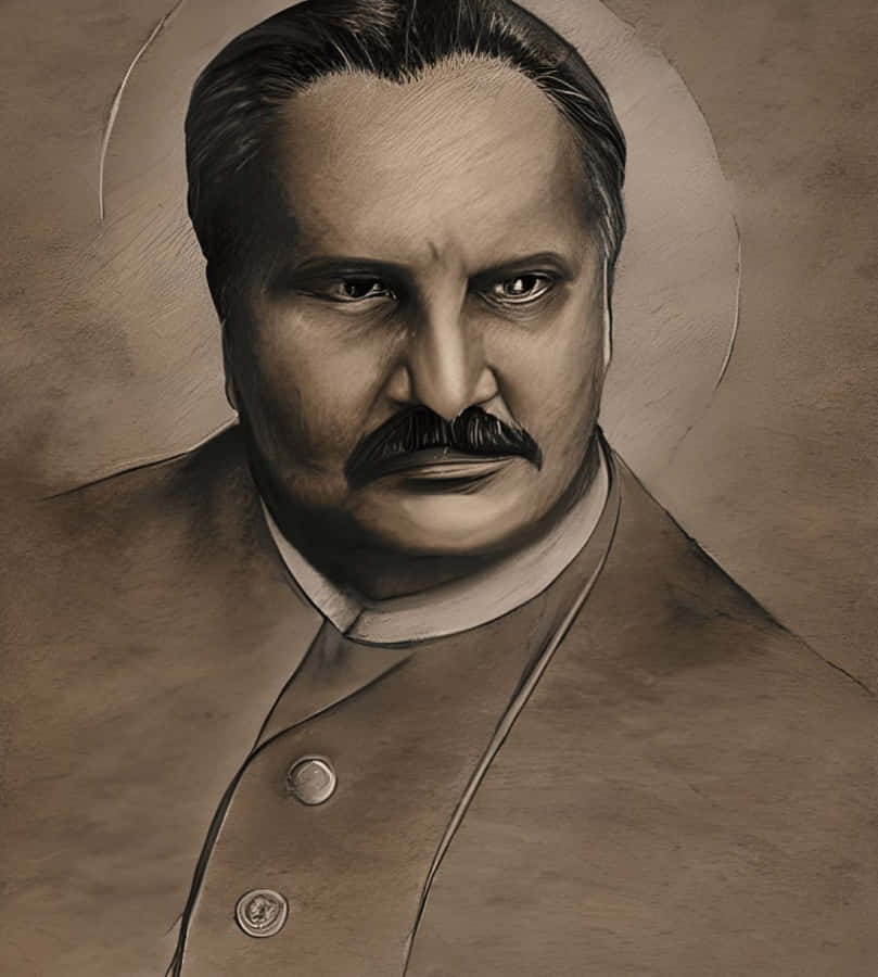 Historical_ Figure_ Portrait_ Sepia_ Tone Wallpaper