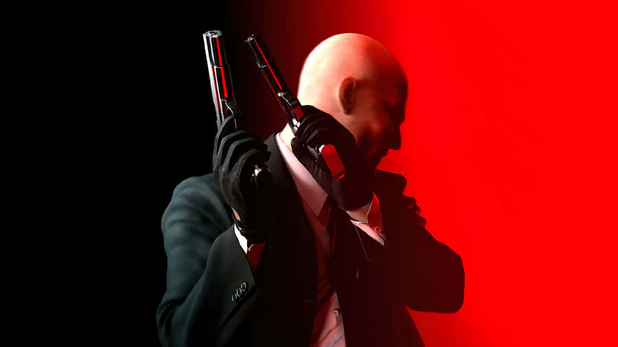 Hitman Agent 47 Looking Away Wallpaper