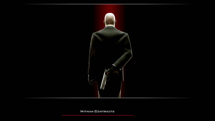 Hitman Contracts Agent Back Angle Poster Wallpaper