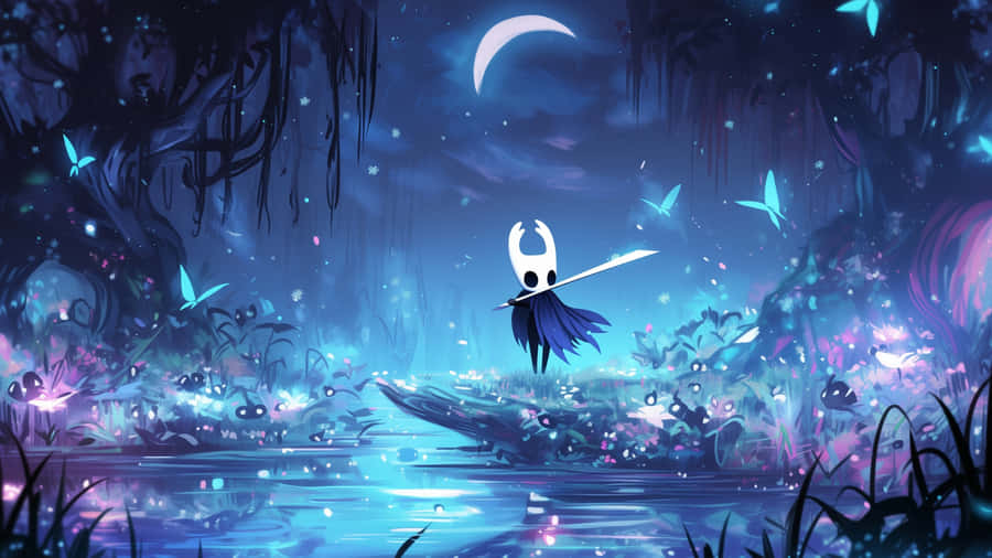 Hollow Knight Silksong Gameplay Scene Wallpaper