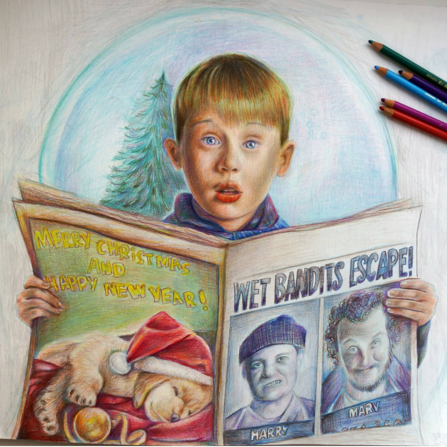 Home Alone 2 Art Wallpaper