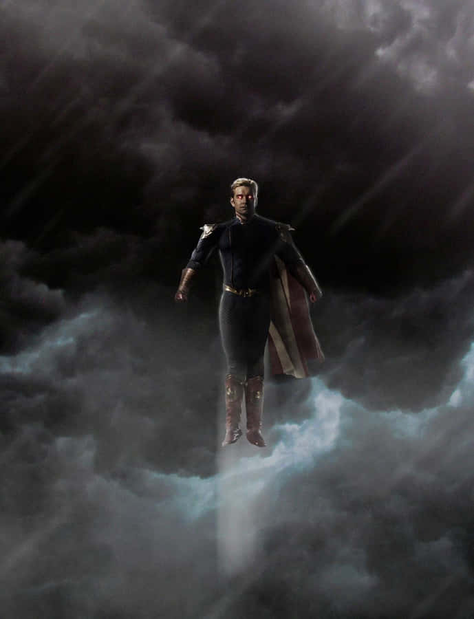 Homelander Above The Clouds Wallpaper