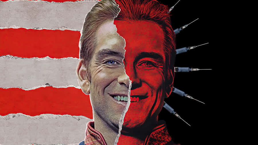 Homelander Torn Identity Artwork Wallpaper