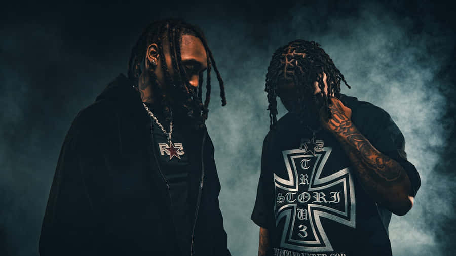 Homicide Gang Members Posing Wallpaper