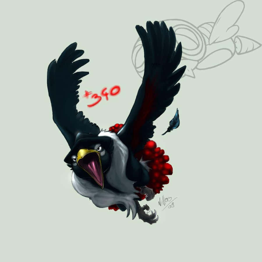 Honchkrow Pokemon Fanart Wallpaper