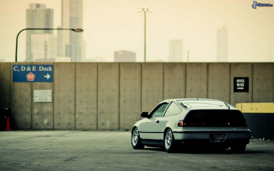 Honda Civic Del Sol Sporty Roadster Wallpaper