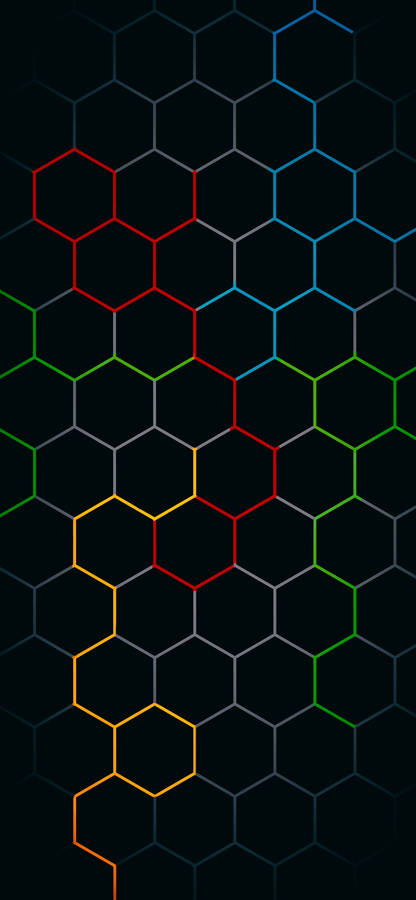 Honeycomb Oled Phone Wallpaper