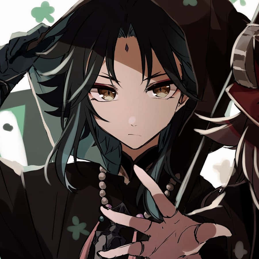 Hooded Xiao Pfp Wallpaper