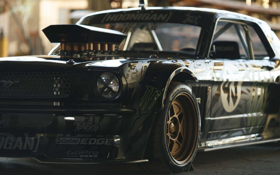 Hoonigan Mustangin Garage Wallpaper