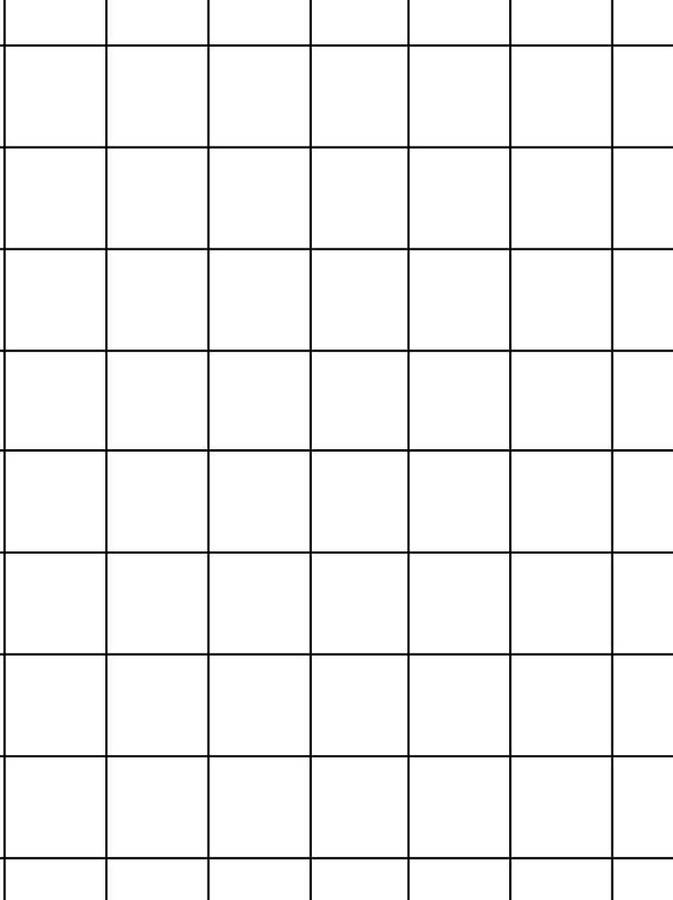 Horizontal And Vertical White Grid Aesthetic Wallpaper