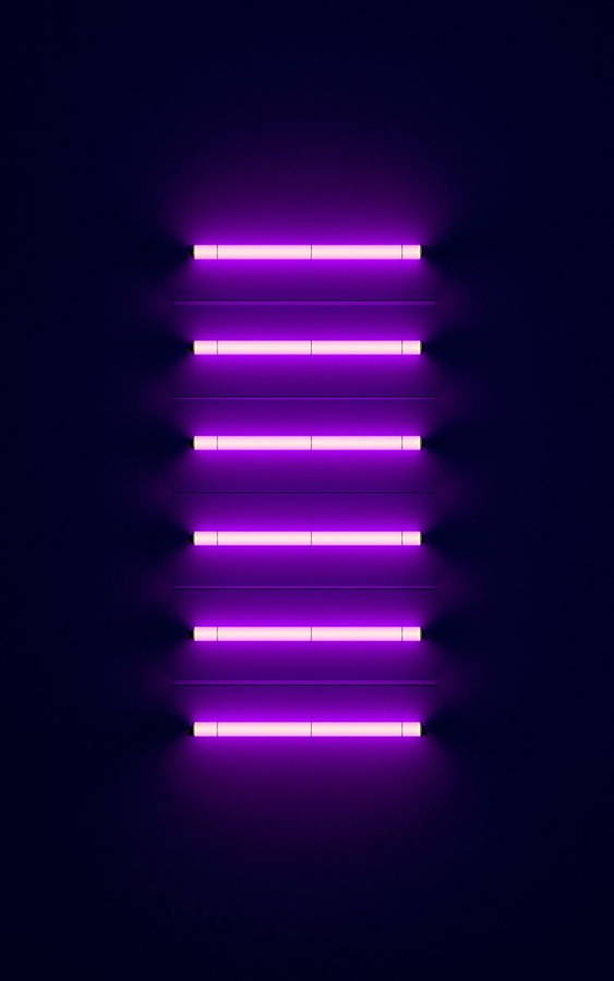 Horizontal Lines Neon Purple Iphone Wallpaper