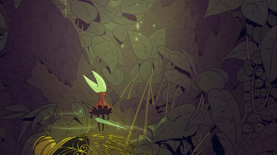 Hornet Exploring Ancient Ruins Wallpaper