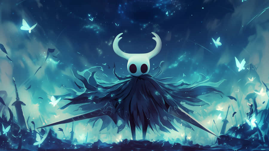 Hornet In Silksong Forest Wallpaper