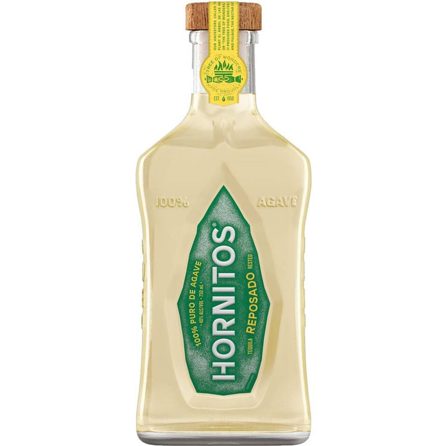 Hornitos Tequila Anejo On White Wallpaper
