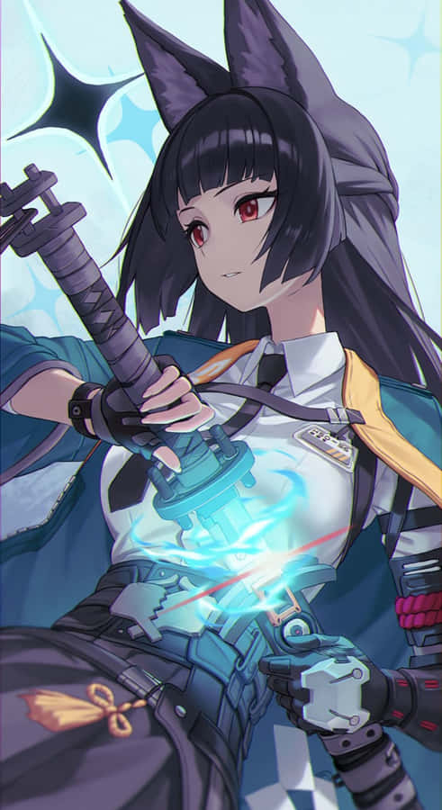 Hoshimi Miyabi Character Art Wallpaper