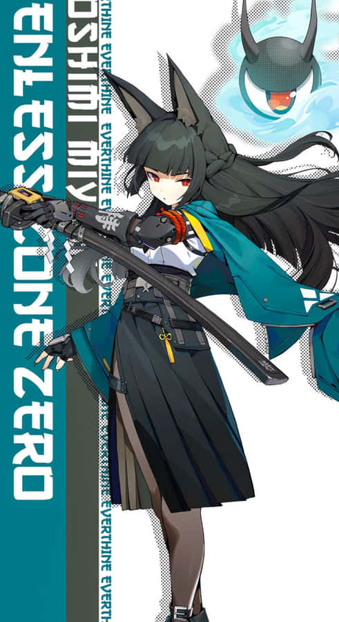 Hoshimi Miyabi Character Art Wallpaper