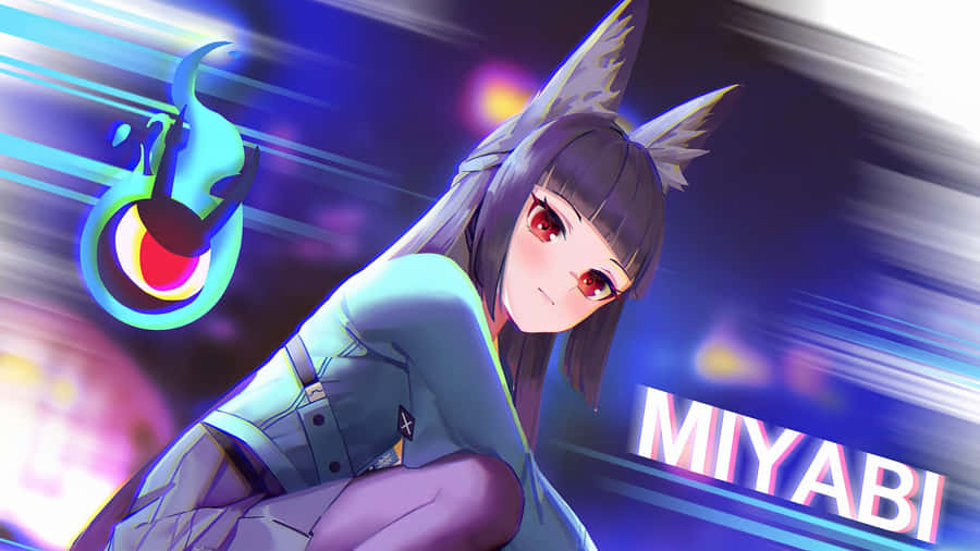 Hoshimi Miyabi Character Spotlight Wallpaper