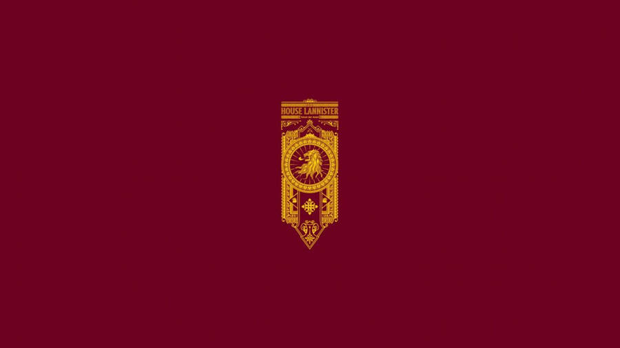 House Lannister Minimalist Wallpaper