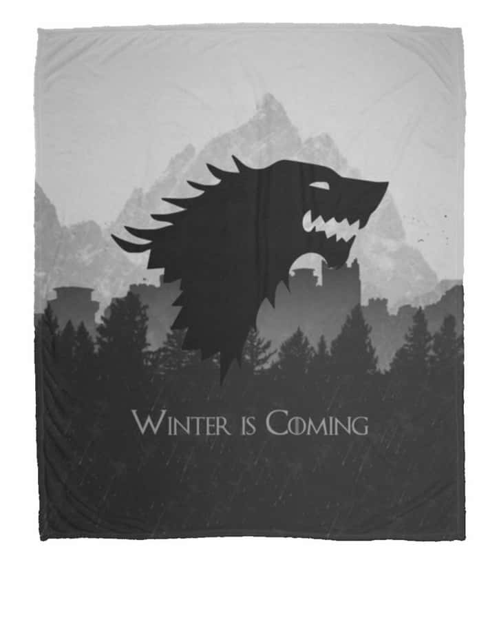 House Stark Print Fabric Wallpaper