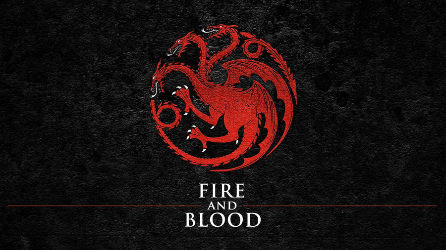 House Targaryen Three-headed Dragon Wallpaper