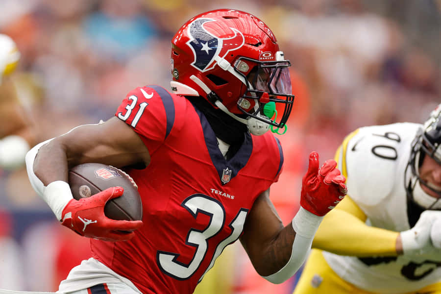 Houston Texans Running Back Action Wallpaper