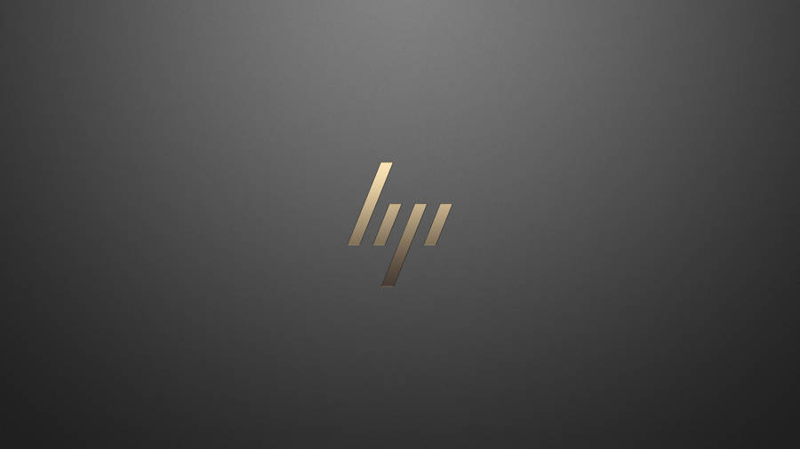 Hp In Premium Gold Wallpaper