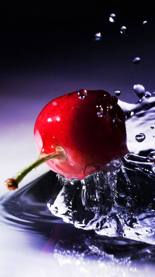 Htc Red Cherry Wallpaper