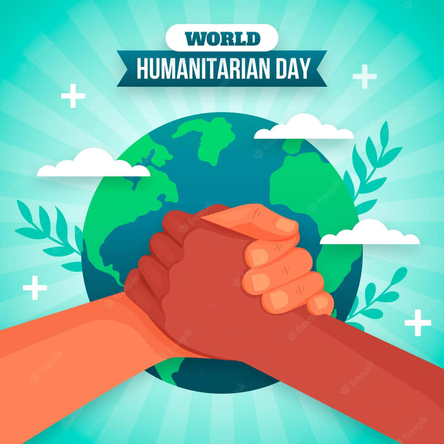 Humanitarian Grasping A Person's Hand Wallpaper