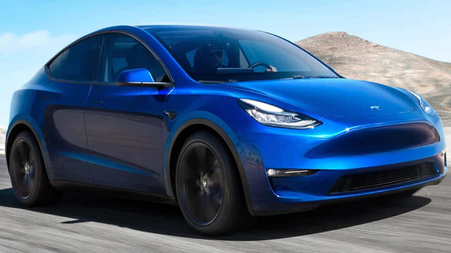 Hybrid Car On The Road Wallpaper