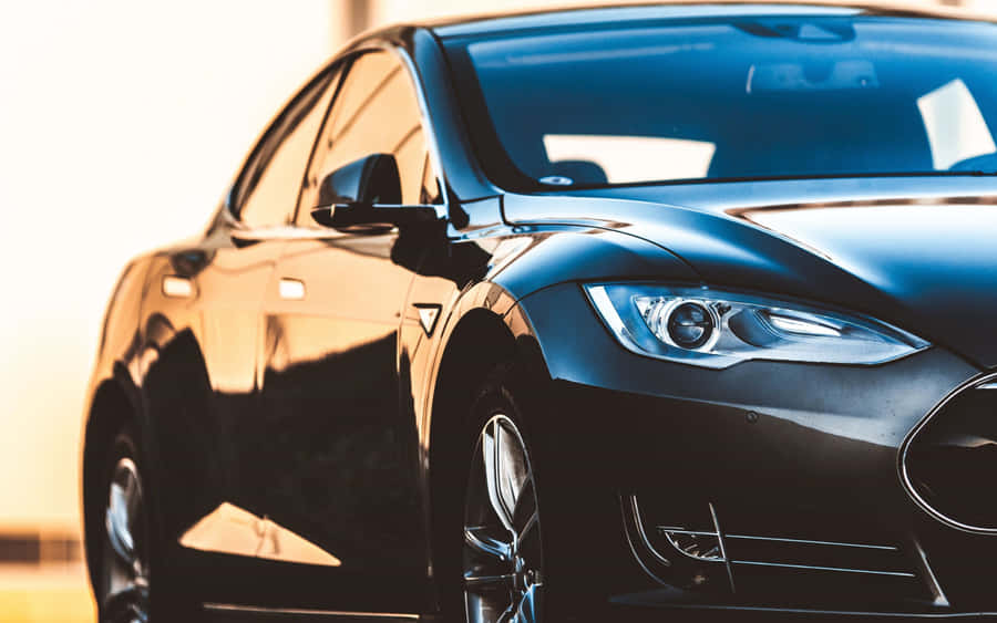 Hybrid Car On The Road Wallpaper