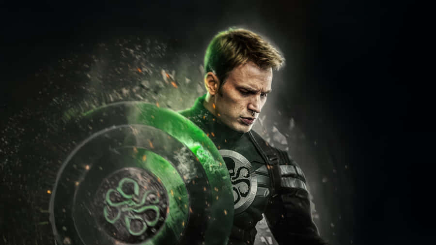 Hydra Captain America Shield Wallpaper