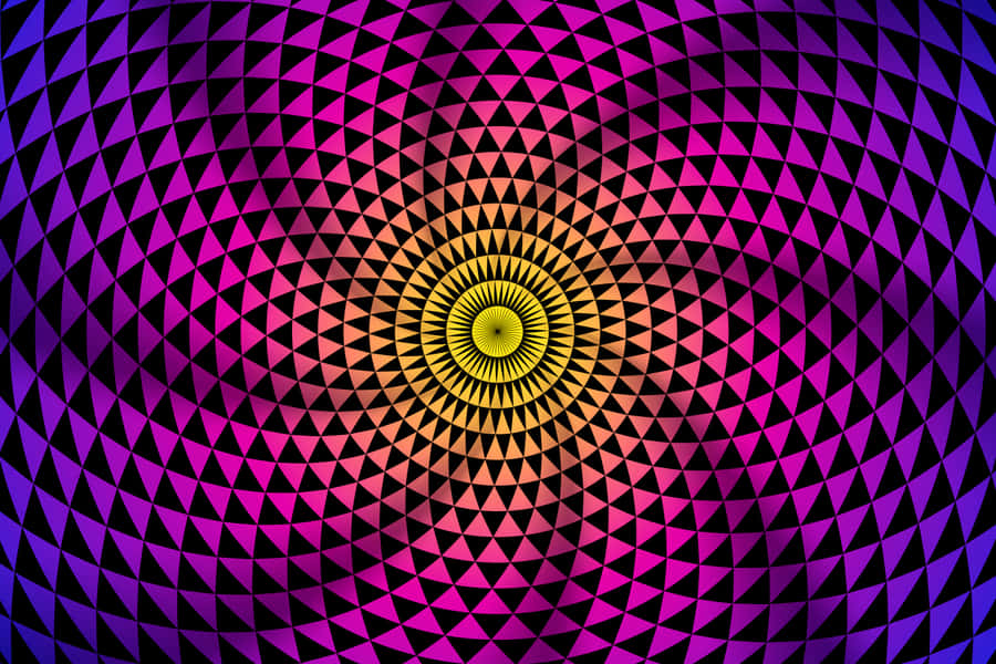 Hypnotic Spiral Illusion Wallpaper