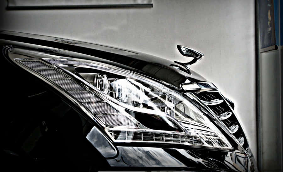 Hyundai Equus In A Stunning Night Photoshoot Wallpaper