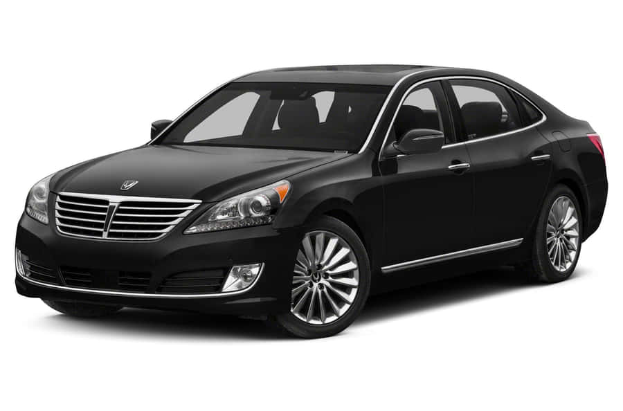 Hyundai Equus Luxury Sedan On The Road Wallpaper