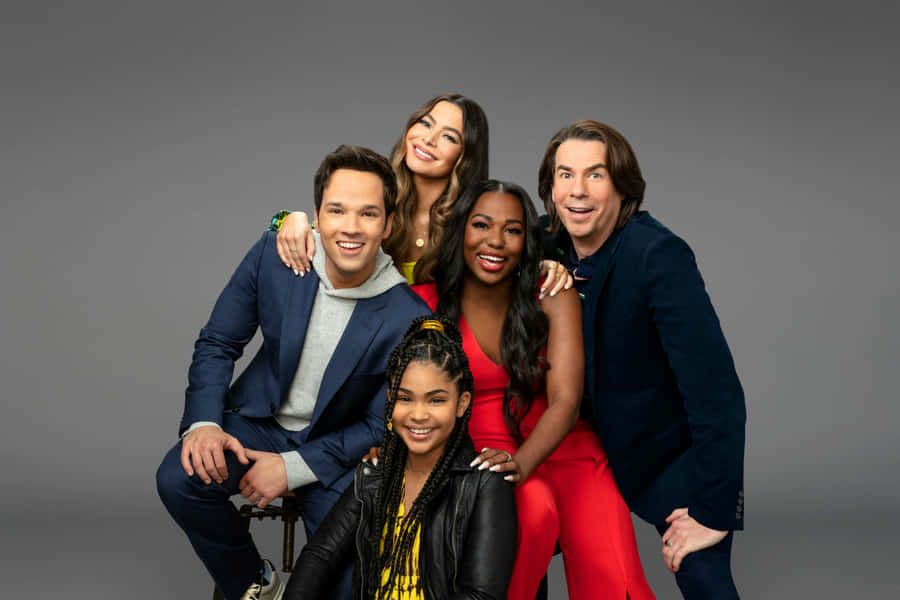 I Carly Cast Reunion Portrait Wallpaper