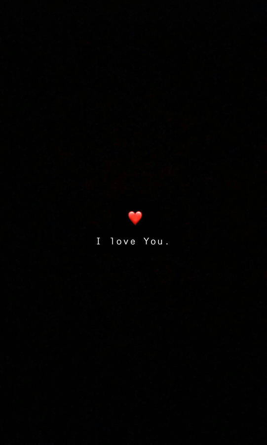 I Love You Heart Emoji Wallpaper