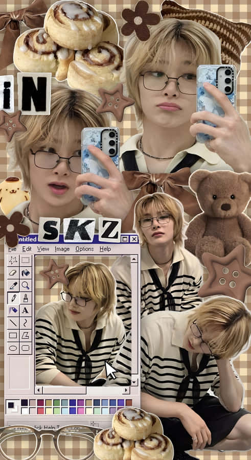 I N Stray Kids Aesthetic Wallpaper