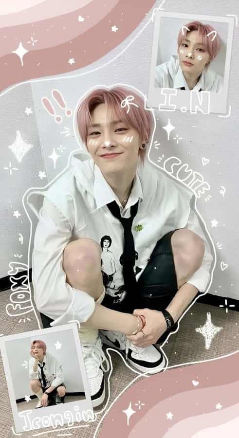 I N Stray Kids Style Wallpaper